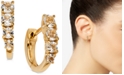 AVA NADRI Crystal Huggie Hoop Earrings